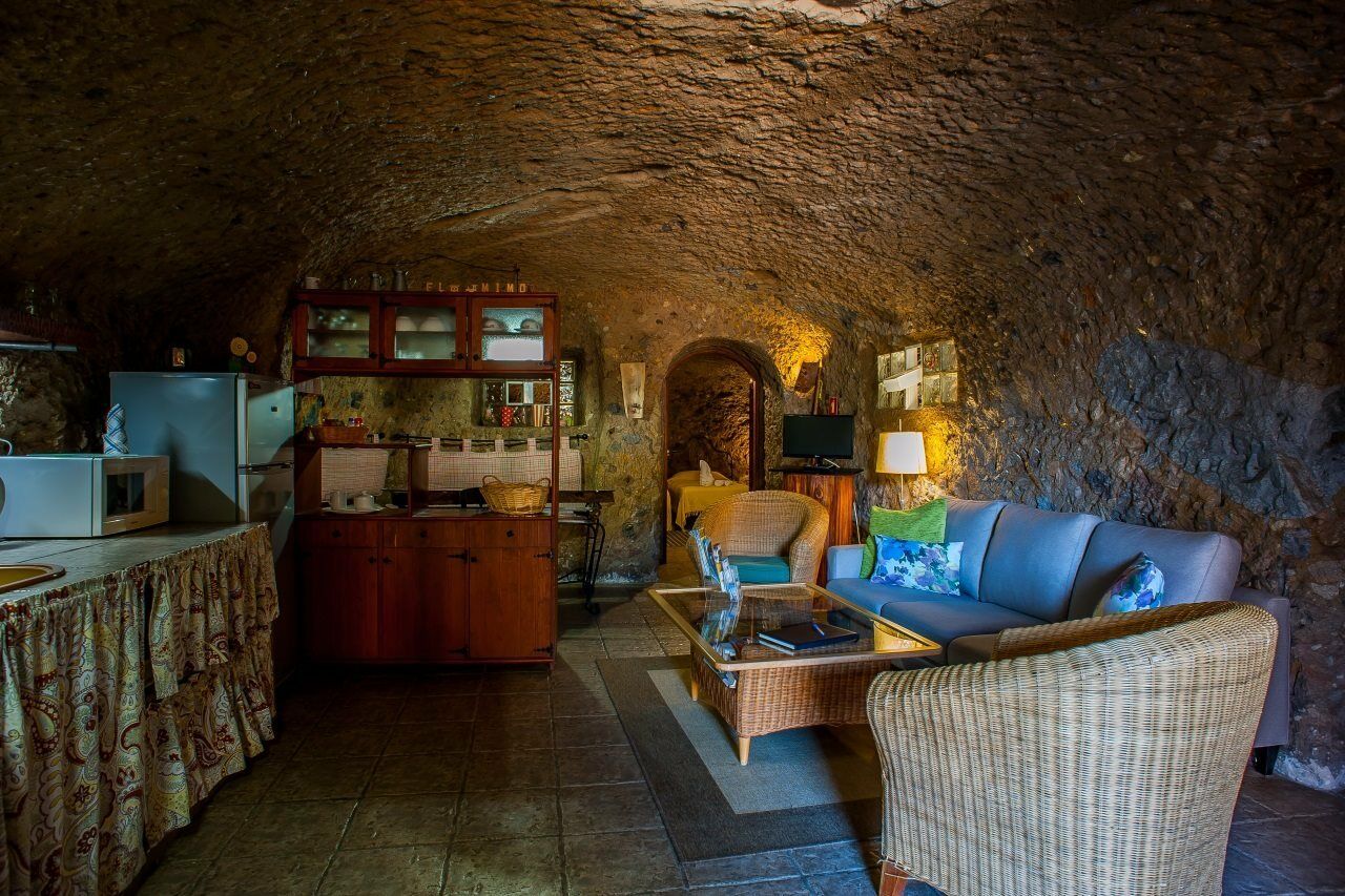 Casa Cueva El Mimo Guest House Artenara Eksteriør bilde