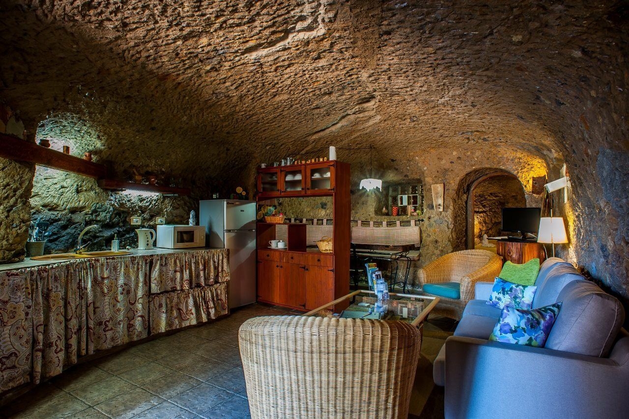 Casa Cueva El Mimo Guest House Artenara Eksteriør bilde