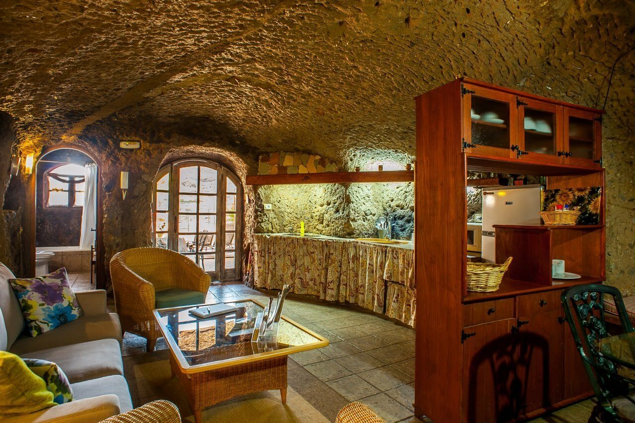 Casa Cueva El Mimo Guest House Artenara Eksteriør bilde