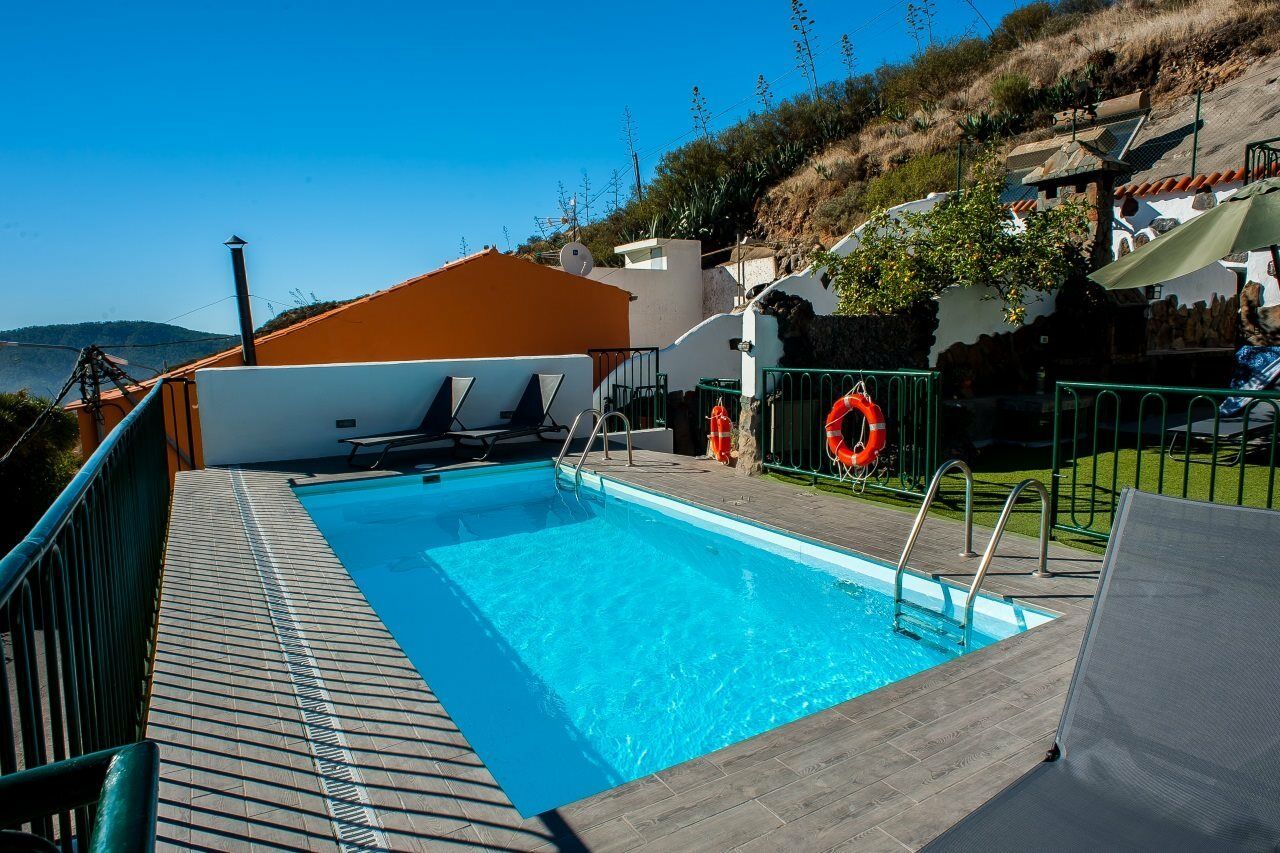 Casa Cueva El Mimo Guest House Artenara Eksteriør bilde